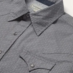 Diamond Print Western Shirt-Stetson