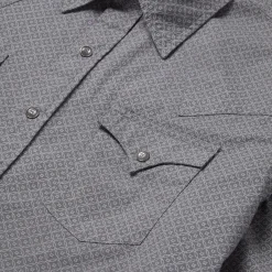 Diamond Print Western Shirt-Stetson