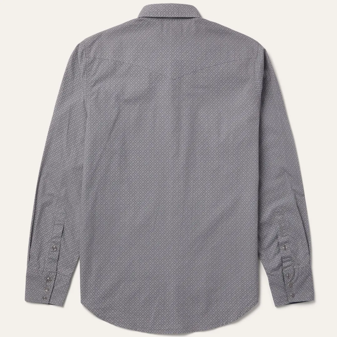 Diamond Print Western Shirt-Stetson Online