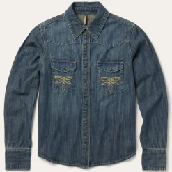 Dirty Denim Boyfriend Fit Shirt-Stetson
