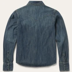 Dirty Denim Boyfriend Fit Shirt-Stetson