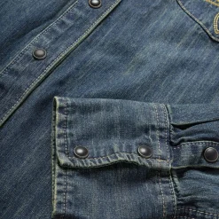 Dirty Denim Boyfriend Fit Shirt-Stetson