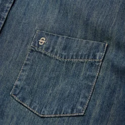 Dirty Denim Western Shirt-Stetson Discount