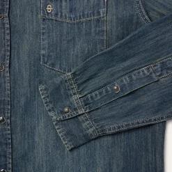 Dirty Denim Western Shirt-Stetson Outlet