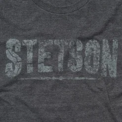 Distressed Graphic Tee-Stetson New