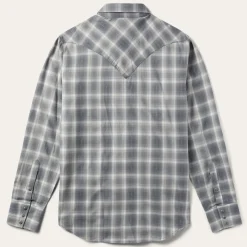 Dobby Twill Plaid Shirt-Stetson