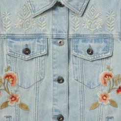 Embroidered Denim Jacket-Stetson Hot