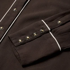 Embroidered Rayon Western Shirt-Stetson Sale