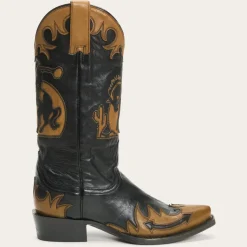Faye Cowgirl  Horse Underlay Leather Boot-Stetson