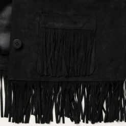 Fringe Suede Jacket-Stetson New