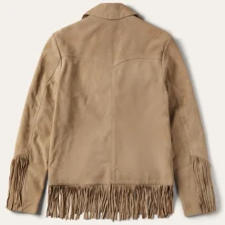 Fringe Suede Jacket-Stetson Sale