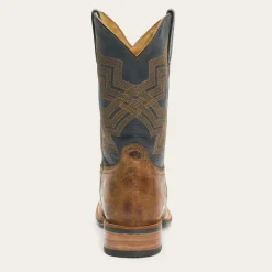 Goddard Burnished Blue   Leather Boot-Stetson Discount