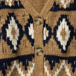 Gold Aztec Cardigan-Stetson Clearance