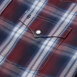 Good Luck Plaid Western Shirt-Stetson New