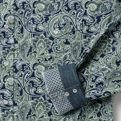 Greenspring Paisley Print Western Shirt-Stetson Online