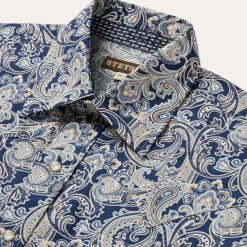 Greenspring Paisley Short Sleeve Western Shirt-Stetson New