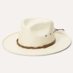 Helena Straw Fedora-Stetson New