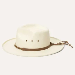 Helena Straw Fedora-Stetson New
