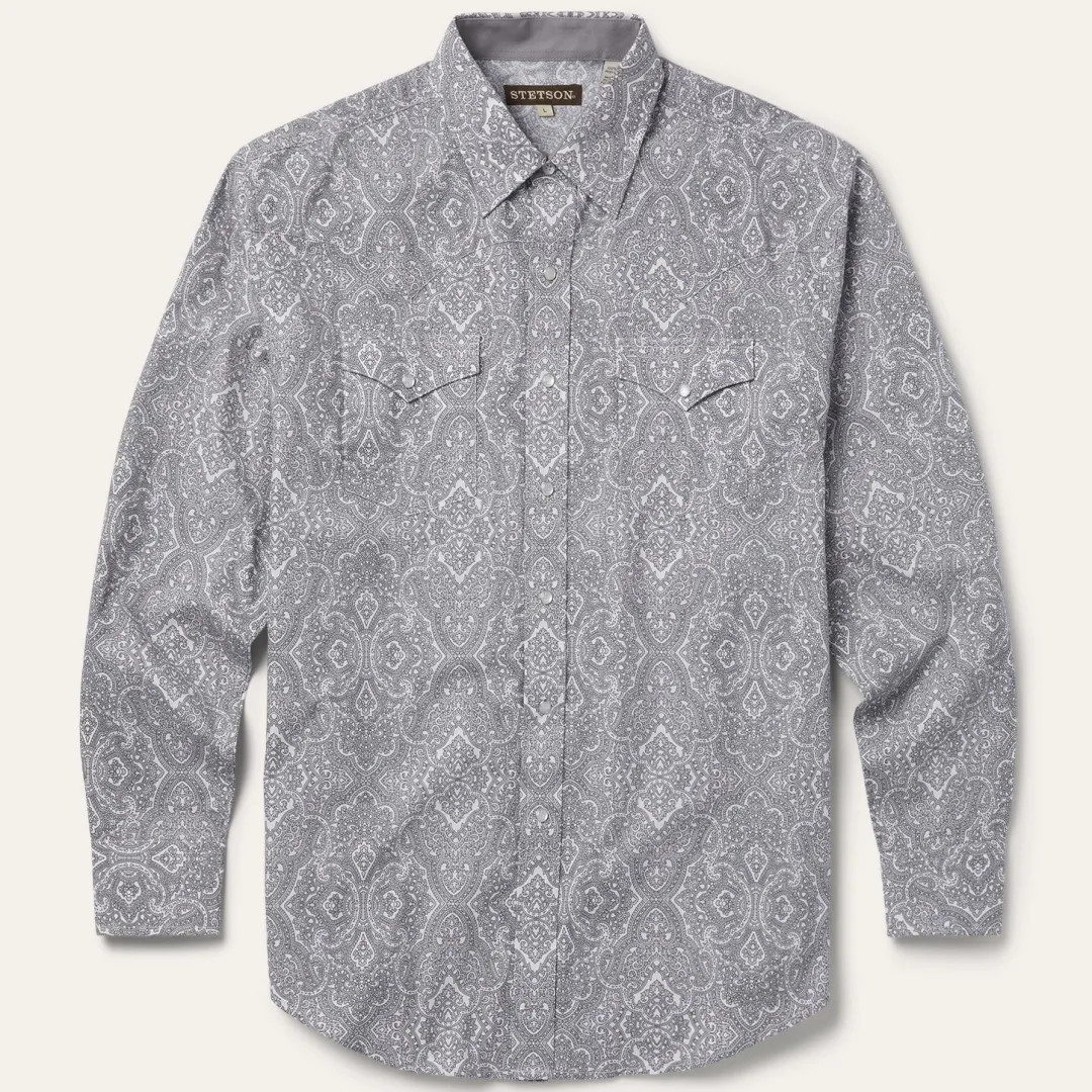 Highland Paisley Snap-Front Shirt-Stetson Sale
