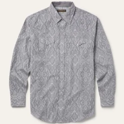 Highland Paisley Snap-Front Shirt-Stetson Hot