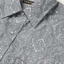 Highland Paisley Snap-Front Shirt-Stetson Hot