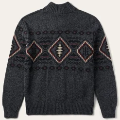 Horizontal Aztec Cardigan-Stetson Hot