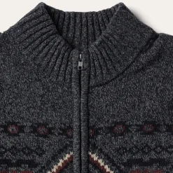 Horizontal Aztec Cardigan-Stetson Hot