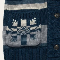 Indigo Aztec Belted Cardigan-Stetson Online