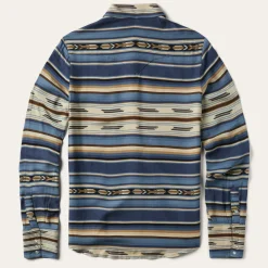 Indigo Serape Print Shirt-Stetson Sale