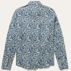 Indigo Tapestry Print Shirt-Stetson New