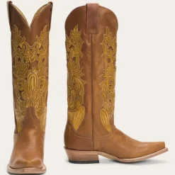 Jules Hand Tooled Leather Boot-Stetson Hot