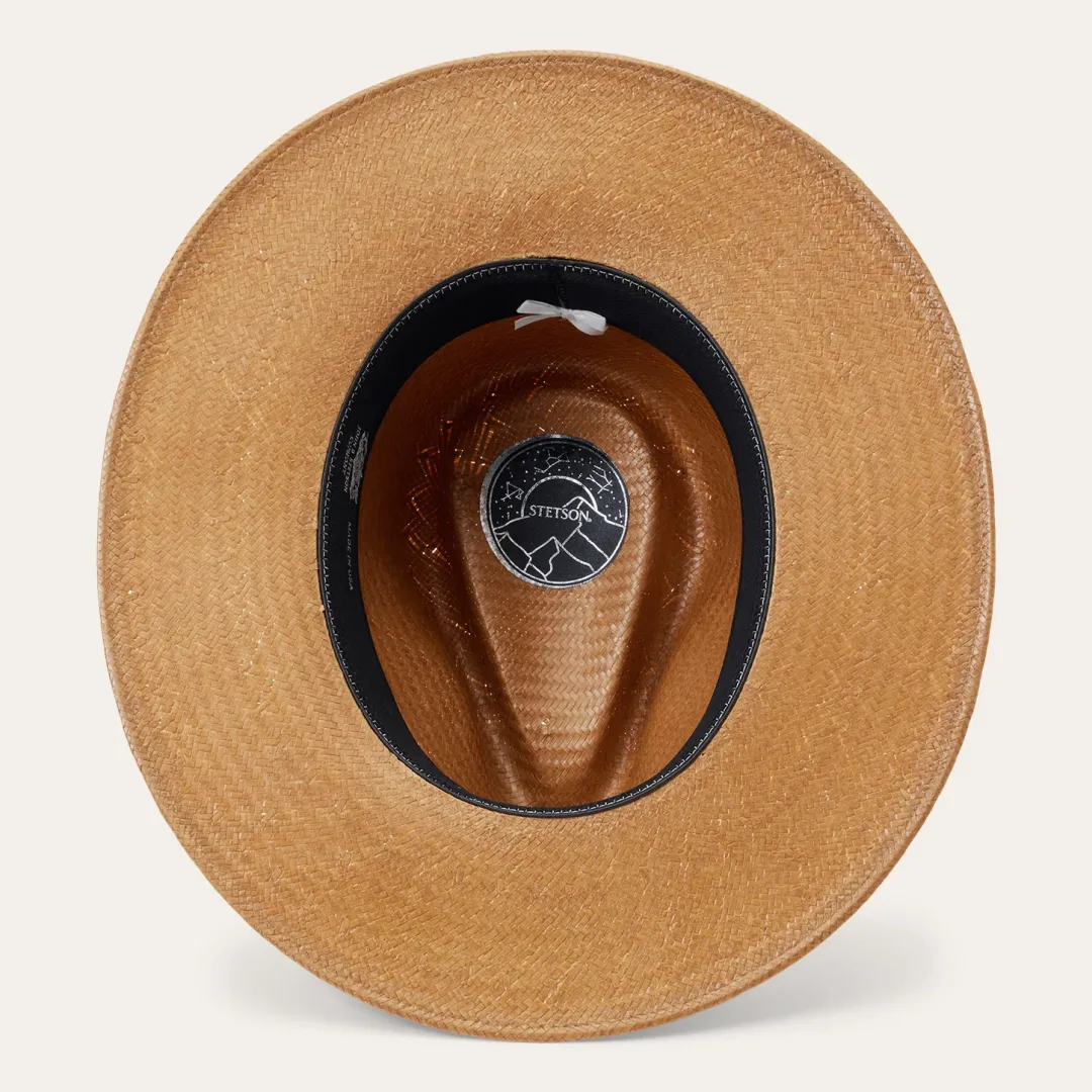 Juno Shantung Straw Fedora-Stetson Outlet