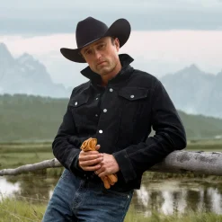 Leather Jean Jacket-Stetson Outlet