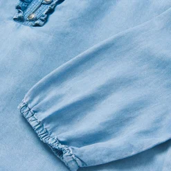 Lightweight Denim Peasant Blouse-Stetson Best