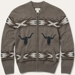 Longhorn Cardigan-Stetson Discount