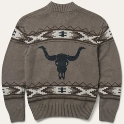 Longhorn Cardigan-Stetson Discount