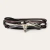 Longhorn Wrap Bracelet-Stetson Hot