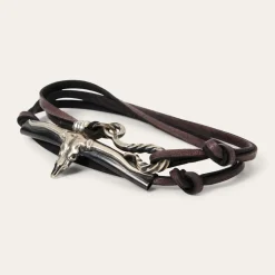 Longhorn Wrap Bracelet-Stetson Hot