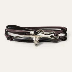 Longhorn Wrap Bracelet-Stetson
