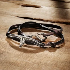 Longhorn Wrap Bracelet-Stetson