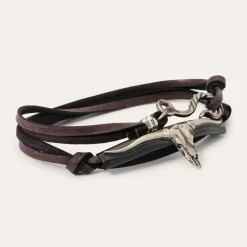 Longhorn Wrap Bracelet-Stetson