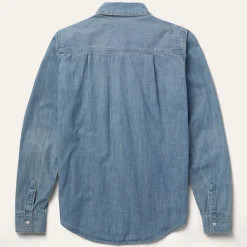 Long-Sleeved Denim Shirt-Stetson Online
