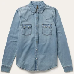 Loose Fit Denim Shirt-Stetson New