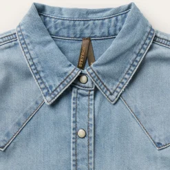 Loose Fit Denim Shirt-Stetson New