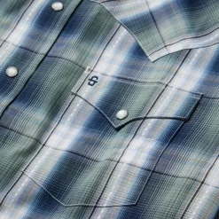 Lucky Diamond Plaid Western Shirt-Stetson Discount