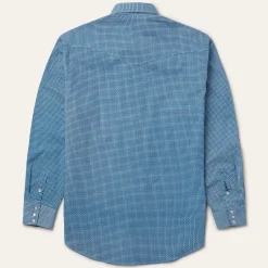 Micro Print Western Shirt-Stetson Outlet