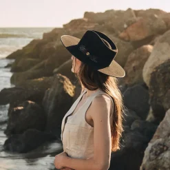 Midtown Wide Flat Brim Hat-Stetson Online