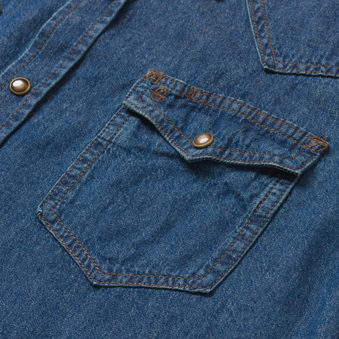 Modern Denim Western Shirt-Stetson Online