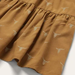 Mojave Longhorn Print Dress-Stetson Sale