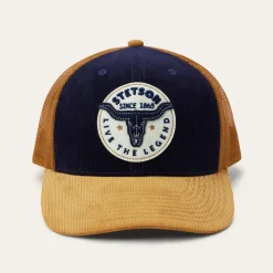 Longhorn Trucker Cap-Stetson Discount